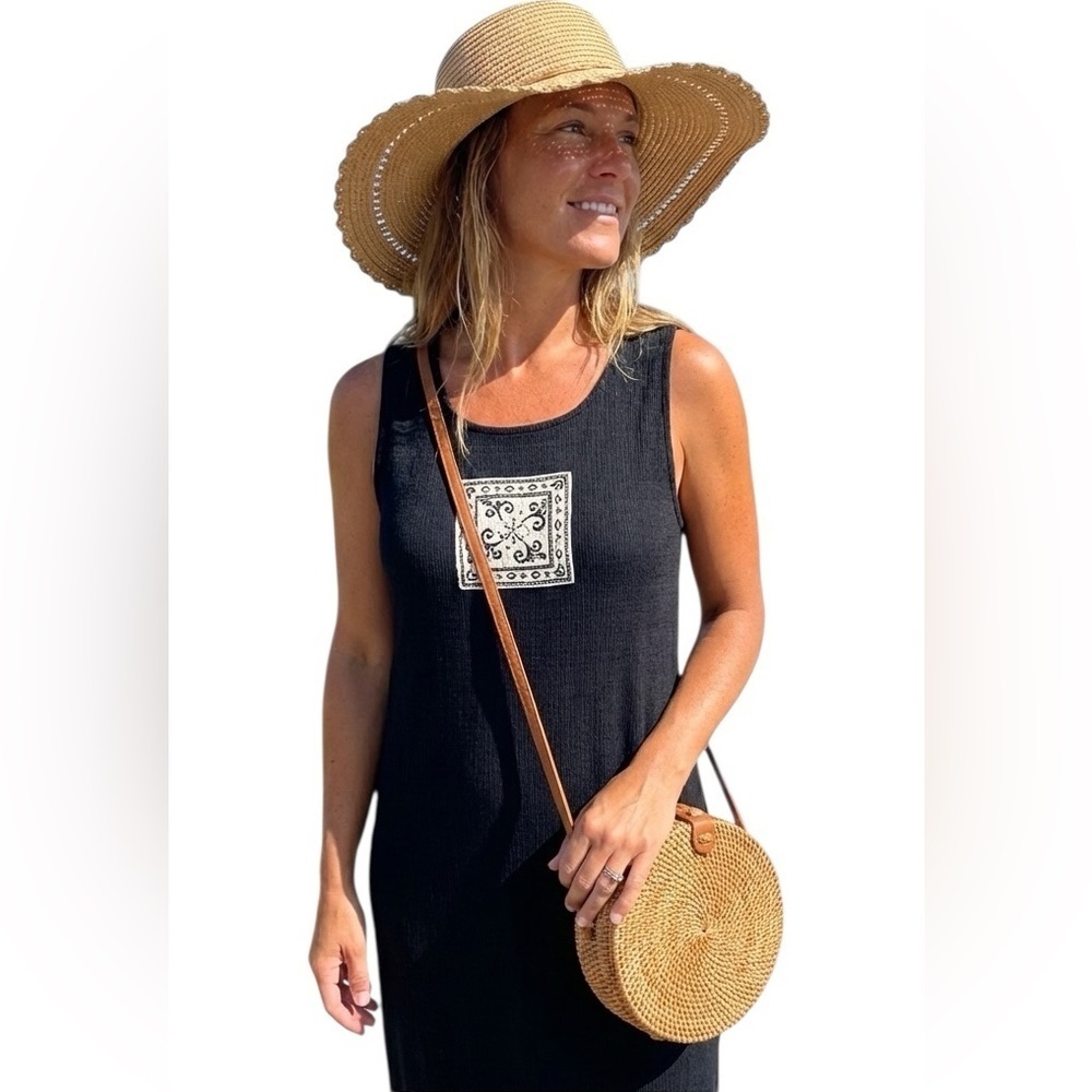Jessica Howard Petite Black Sleeveless Midi Dress Size 4 (Single Piece Only)